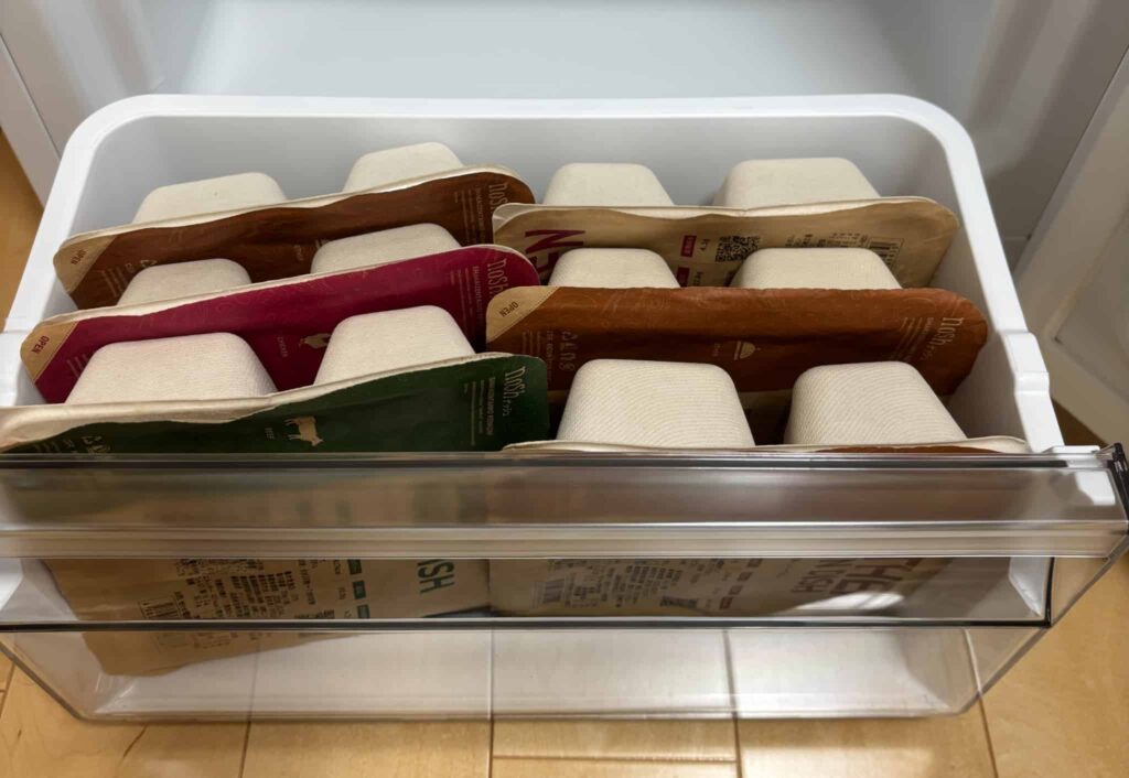 引き出しにナッシュが入っている