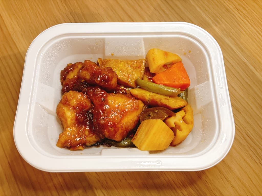 鶏と野菜の黒酢餡1パック